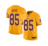 Youth Nike Washington Redskins #85 Vernon Davis Limited Gold Rush NFL Jersey