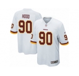 Youth Nike Washington Redskins #90 Ziggy Hood Game White NFL Jersey