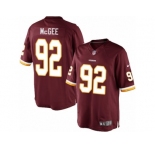 Youth Nike Washington Redskins #92 Stacy McGee Limited Burgundy Red Team Color NFL Jersey