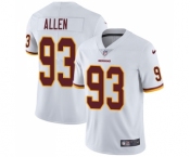 Youth Nike Washington Redskins #93 Jonathan Allen White Vapor Untouchable Limited Player NFL Jersey