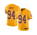 Youth Nike Washington Redskins #94 Preston Smith Limited Gold Rush NFL Jersey