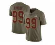 Youth Nike Washington Redskins #99 Phil Taylor Limited Olive 2017 Salute to Service NFL Jersey