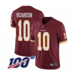 Youth Washington Redskins #10 Paul Richardson Burgundy Red Team Color Vapor Untouchable Limited Player 100th Season Football Jersey