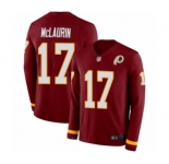 Youth Washington Redskins #17 Terry McLaurin Limited Burgundy Therma Long Sleeve Football Jersey