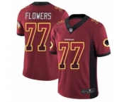 Youth Washington Redskins #77 Ereck Flowers Limited Red Rush Drift Fashion Football Jersey