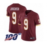 Youth Washington Redskins #9 Sonny Jurgensen Burgundy Red Team Color Vapor Untouchable Limited Player 100th Season Football Jersey