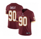 Youth Washington Redskins #90 Montez Sweat Burgundy Red Team Color Vapor Untouchable Limited Player Football Jersey
