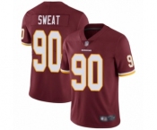 Youth Washington Redskins #90 Montez Sweat Burgundy Red Team Color Vapor Untouchable Limited Player Football Jersey