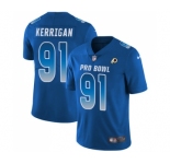 Youth Washington Redskins #91 Ryan Kerrigan Limited Royal Blue NFC 2019 Pro Bowl Football Jersey