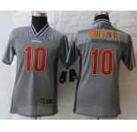 nike youth nfl jerseys washington redskins #10 robert griffin iii grey[nike vapor]