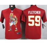 nike youth nfl jerseys washington redskins #59 fletcher red[portrait fashion]