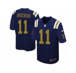 Men's Nike New York Jets #11 Robby Anderson Game Navy Blue Alternate NFL Jersey