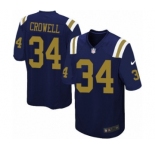Men's Nike New York Jets #34 Isaiah Crowell Game Navy Blue Alternate NFL Jersey