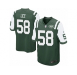 Men's Nike New York Jets #58 Darron Lee Game Green Team Color NFL Jersey