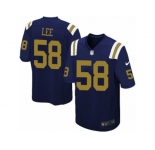 Men's Nike New York Jets #58 Darron Lee Game Navy Blue Alternate NFL Jersey