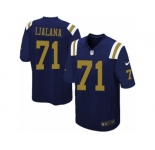 Men's Nike New York Jets #71 Ben Ijalana Game Navy Blue Alternate NFL Jersey