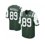 Men's Nike New York Jets #89 Jalin Marshall Game Green Team Color NFL Jersey