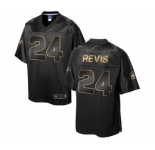 nike nfl jerseys new york jets #24 revis black gold collection[game]