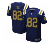 Men Nike New York Jets #82 Will Tye Elite Navy Blue Alternate NFL Jersey