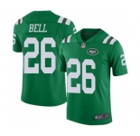 Men's New York Jets #26 Le'Veon Bell Elite Green Rush Vapor Untouchable Football Jersey