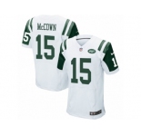 Men's Nike New York Jets #15 Josh McCown Elite White NFL Jersey