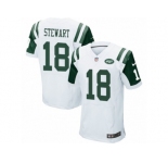 Men's Nike New York Jets #18 ArDarius Stewart Elite White NFL Jersey
