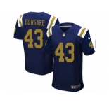 Men's Nike New York Jets #43 Julian Howsare Elite Navy Blue Alternate NFL Jersey