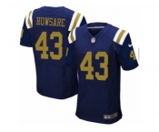 Men's Nike New York Jets #43 Julian Howsare Elite Navy Blue Alternate NFL Jersey