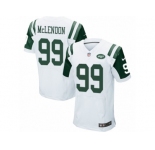 Men's Nike New York Jets #99 Steve McLendon Elite White NFL Jersey