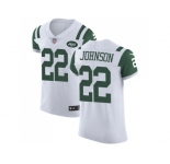 Nike New York Jets #22 Trumaine Johnson White Men Stitched NFL Vapor Untouchable Elite Jersey