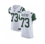 Nike New York Jets #73 Joe Klecko White Men Stitched NFL Vapor Untouchable Elite Jersey