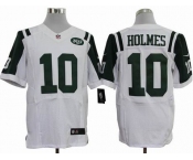 nike nfl jerseys new york jets #10 holmes white[Elite]