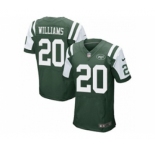 nike nfl jerseys new york jets #20 marcus williams green[Elite][williams]