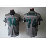 nike nfl jerseys new york jets #74 nick mangold grey[Elite shadow]
