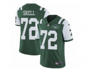 Men Nike New York Jets #72 Brandon Shell Green Team Color Vapor Untouchable Limited Player NFL Jersey