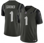 Men's New York Jets #1 Ahmad Gardner Black 2025 F.U.S.E. “Rivalries†Vapor Limited Football Stitched Jersey