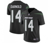 Men's New York Jets #14 Sam Darnold Black Alternate Vapor Untouchable Limited Player Football Jersey