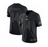 Men's New York Jets #14 Sam Darnold Limited Black Rush Impact Football Jersey