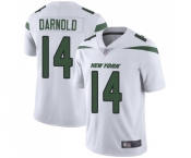 Men's New York Jets #14 Sam Darnold White Vapor Untouchable Limited Player Football Jersey