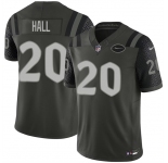 Men's New York Jets #20 Breece Hall Black 2025 F.U.S.E. “Rivalries†Vapor Limited Football Stitched Jersey