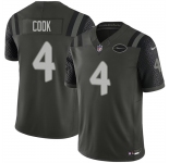 Men's New York Jets #4 Brady Cook Black 2025 F.U.S.E. “Rivalries†Vapor Limited Football Stitched Jersey