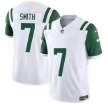 Men's New York Jets #7 Geno Smith White 2025 F.U.S.E. Classic Alternate Vapor Untouchable Limited Stitched Jersey