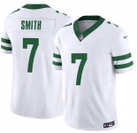 Men's New York Jets #7 Geno Smith White 2025 F.U.S.E. Vapor Untouchable Limited Stitched Jersey