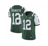 Men's Nike New York Jets #12 Joe Namath Vapor Untouchable Limited Green Team Color NFL Jersey