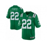 Men's Nike New York Jets #22 Matt Forte Limited Green Rush NFL Jersey