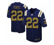 Men's Nike New York Jets #22 Matt Forte Limited Navy Blue Alternate NFL Jersey