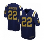 Men's Nike New York Jets #22 Trumaine Johnson Limited Navy Blue Alternate NFL Jersey