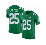 Men's Nike New York Jets #25 Calvin Pryor Limited Green Rush NFL Jersey