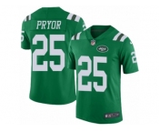Men's Nike New York Jets #25 Calvin Pryor Limited Green Rush NFL Jersey