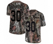 Men's Nike New York Jets #30 Rashard Robinson Limited Camo Rush Realtree NFL Jersey